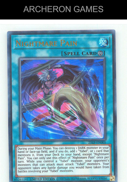 Nightmare Pain Ultra Rare YUGIOH Card Limited