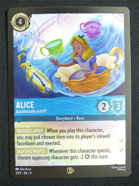 Alice Accidentally Adrift 2/P3 Foil - Lorcana Card #143