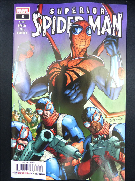 Superior SPIDER-MAN #3 - Mar 2024 Marvel Comic #28W