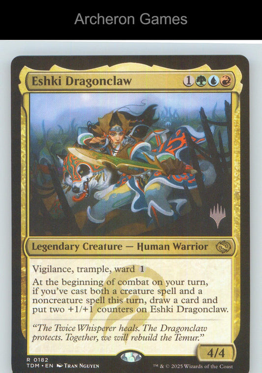 Eshki Dragonclaw TDM 182 R MTG Card NM/EX+