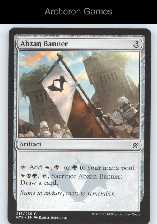 Abzan Banner 215 C MTG Card Khans of Tarkir