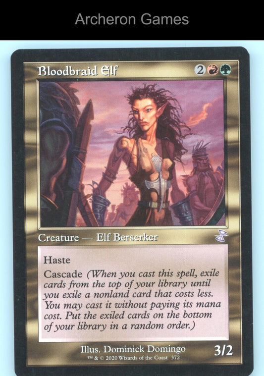 Bloodbraid Elf 372 Special MTG Card Time Spiral: Remastered