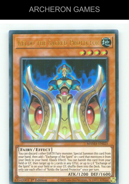 Keldo the Sacred Protector UR YUGIOH Card 1st Edition