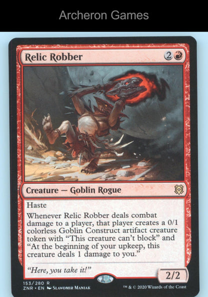 Relic Robber 153 R MTG Card Zendikar Rising