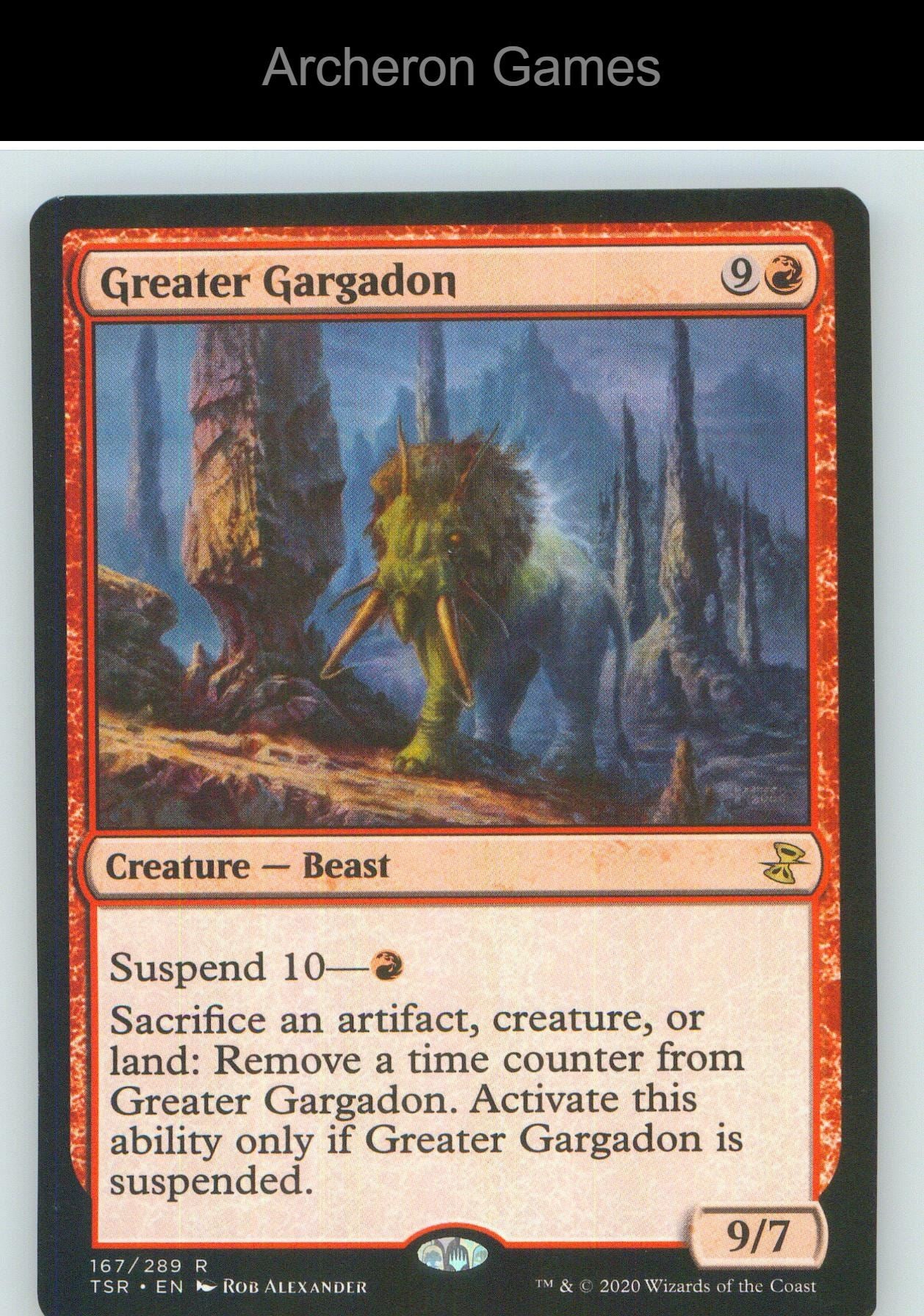 Greater Gargadon TSR 167 R MTG Card NM/EX+
