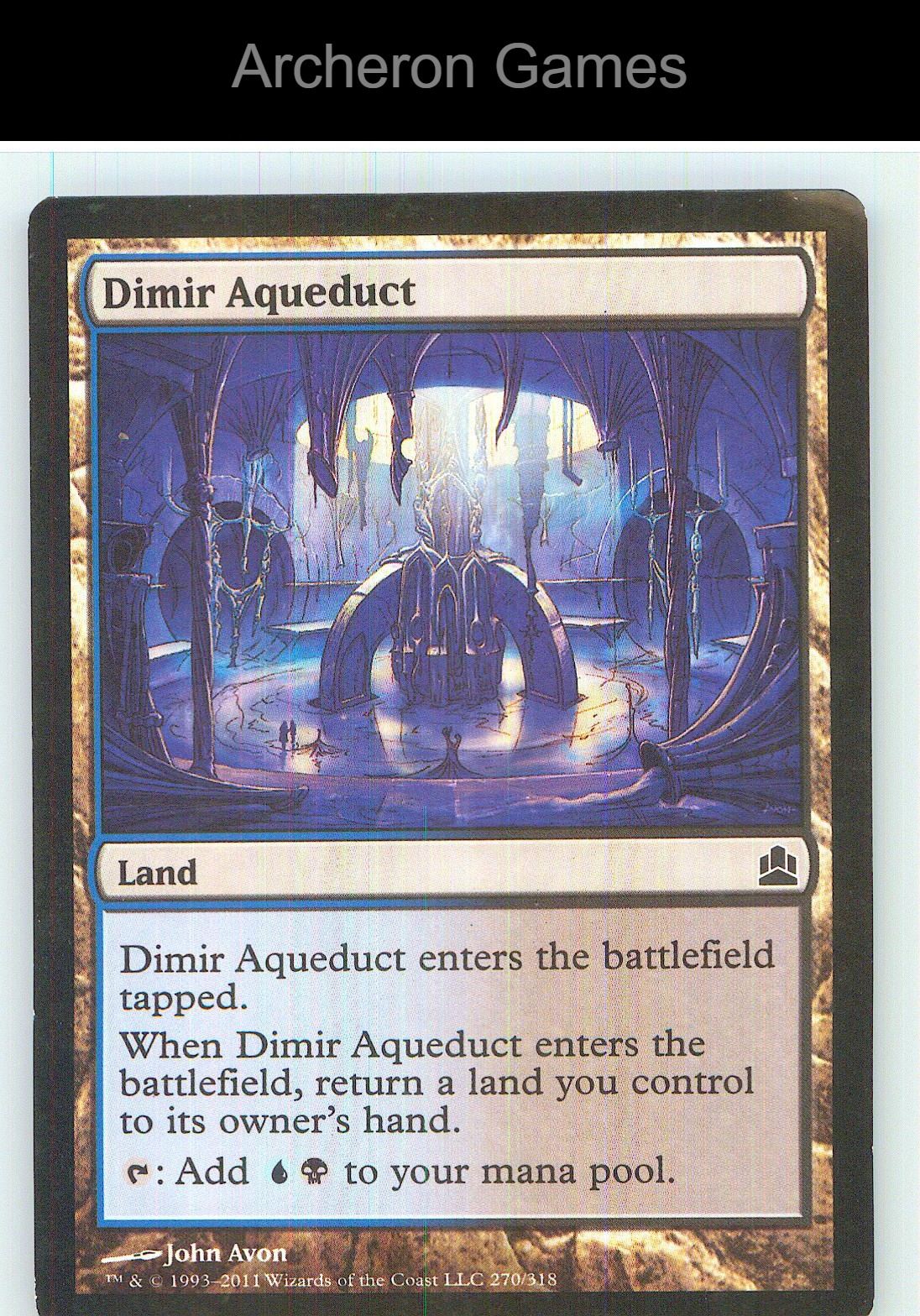 Dimir Aqueduct CMD 270 C MTG Card NM/EX+