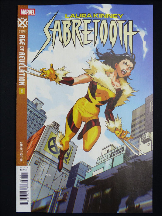 Laura Kinney SABRETOOTH #1 Age of Revelation Variant - Dec 2025 Marvel Comic #4XL