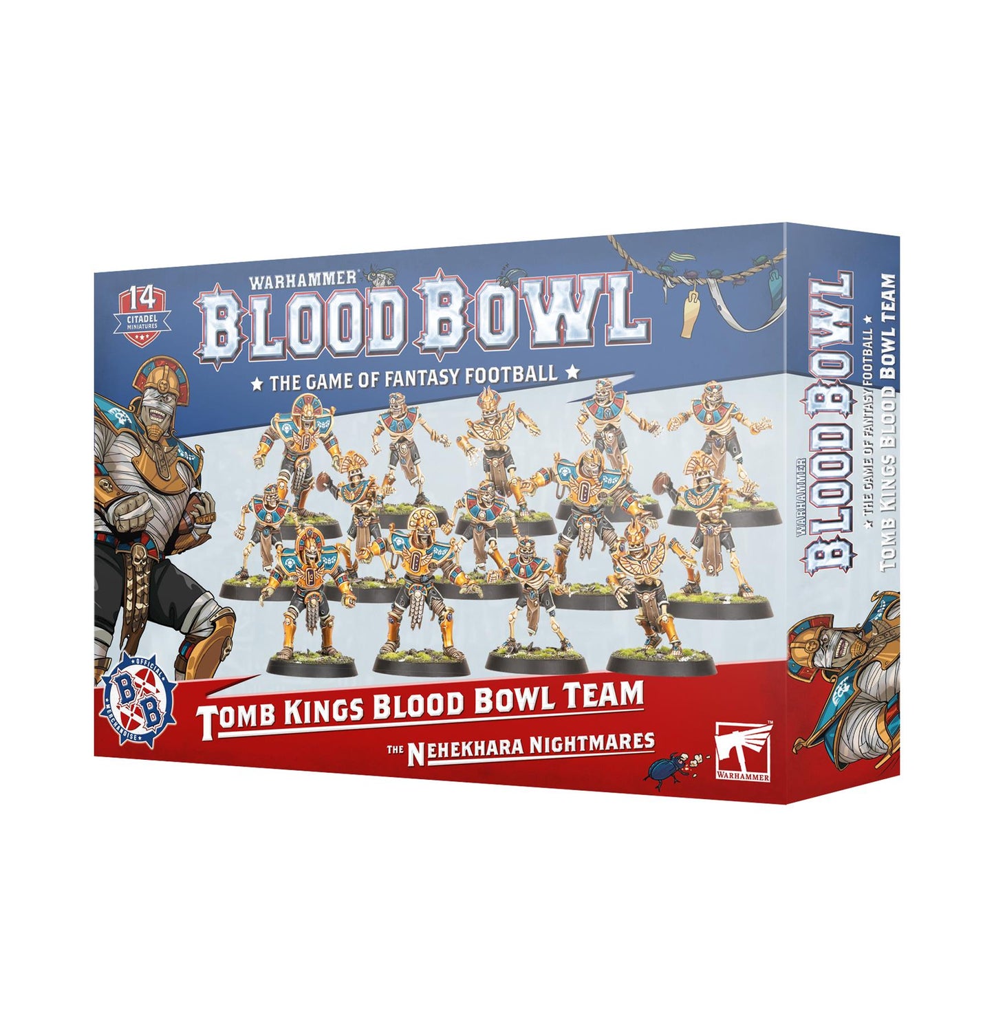 The Nehekhara Nightmares - Tomb King Team - Warhammer: Blood Bowl - Available from 15/11/2025