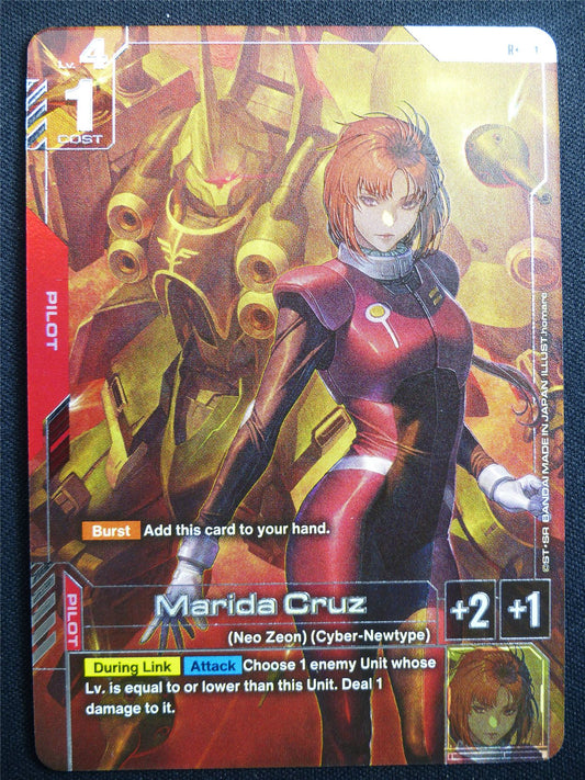 Marida Cruz GD01-093 R+ Alt Art Foil - Gundam Card #478