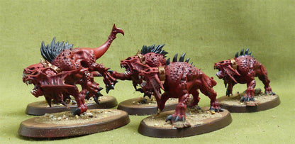 Flesh Hounds painted - Blades of Khorne - Warhammer AoS #KM