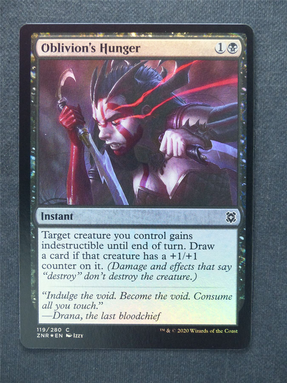 Oblivion's Hunger Foil - Mtg Magic Cards #NX