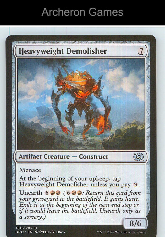 Heavyweight Demolisher BRO 160 UC MTG Card NM/EX+