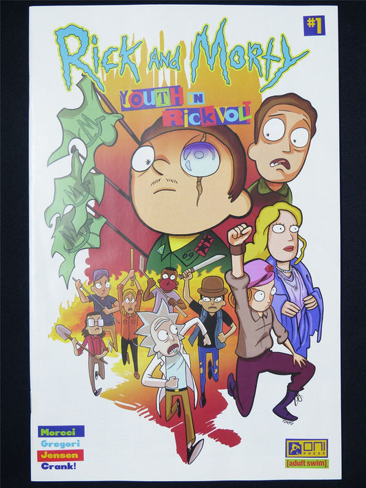 RICK and Morty: Youth in Rickvolt #1 - B&B Aug 2024 Oni Press Comic #E1