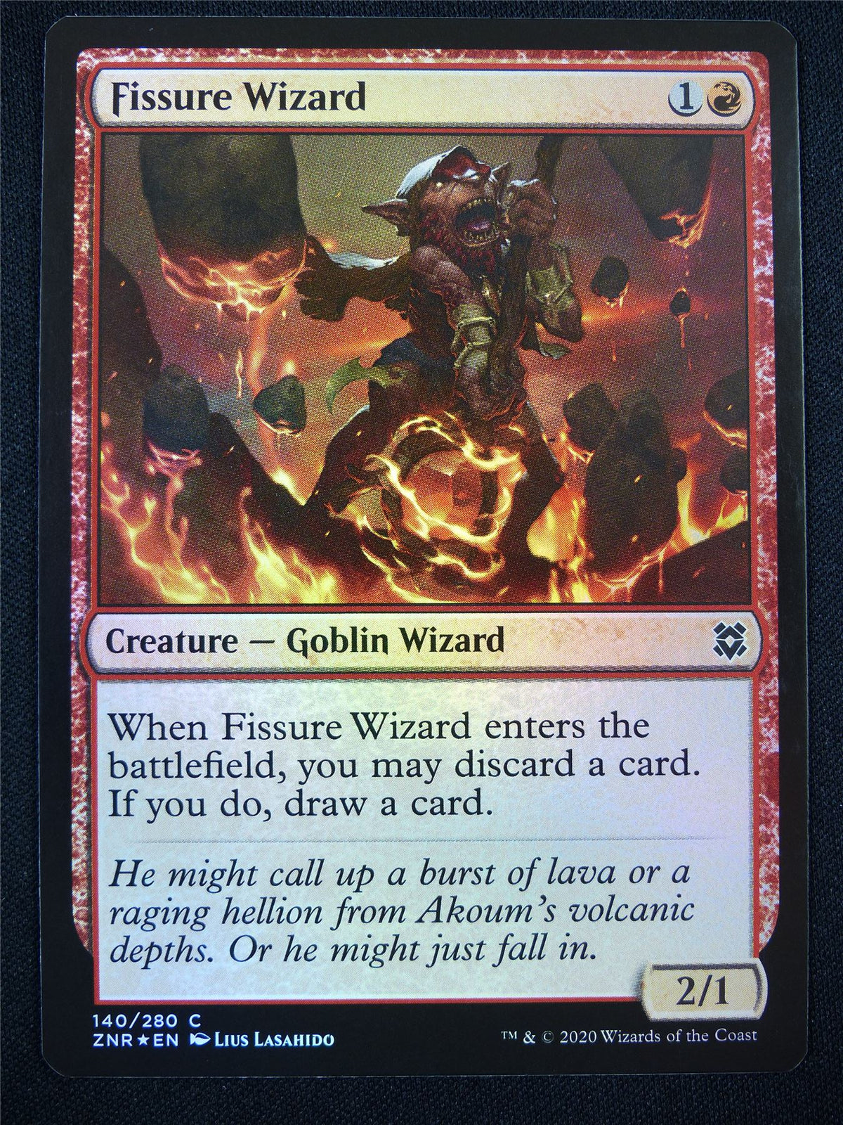 Fissure Wizard Foil - Mtg Card #1JV