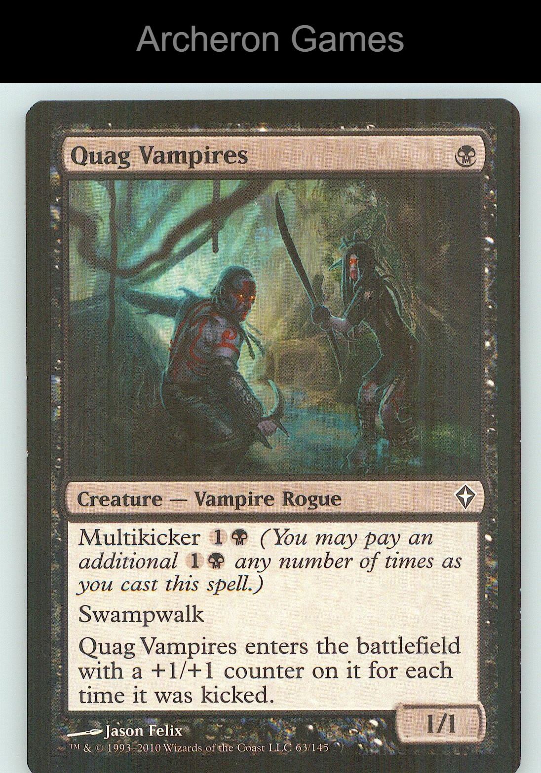 Quag Vampires WWK 63 C MTG Card NM/EX+