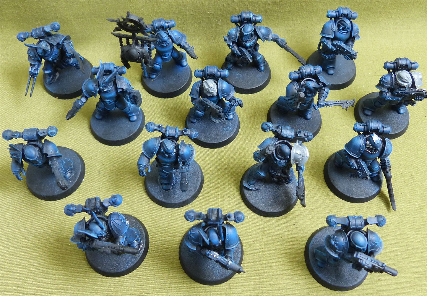 Tactical Squad set of 15 - Night Lords - Warhammer Horus Heresy #1P