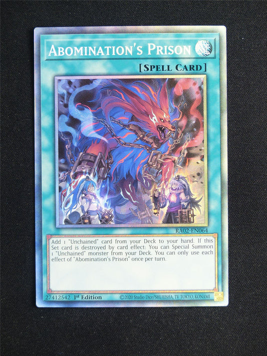 Abomination's Prison RA02 Collector Rare - 1st ed Yugioh Card #23N