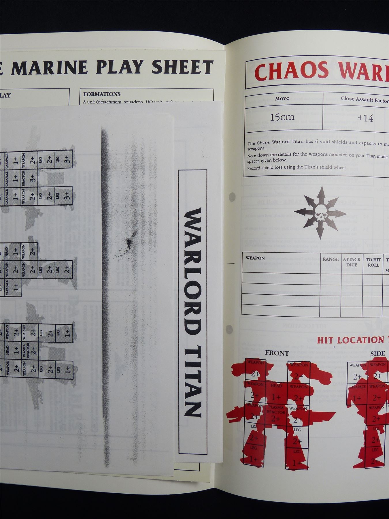 Epic Renegades Army Booklet - Warhammer Epic #1IG