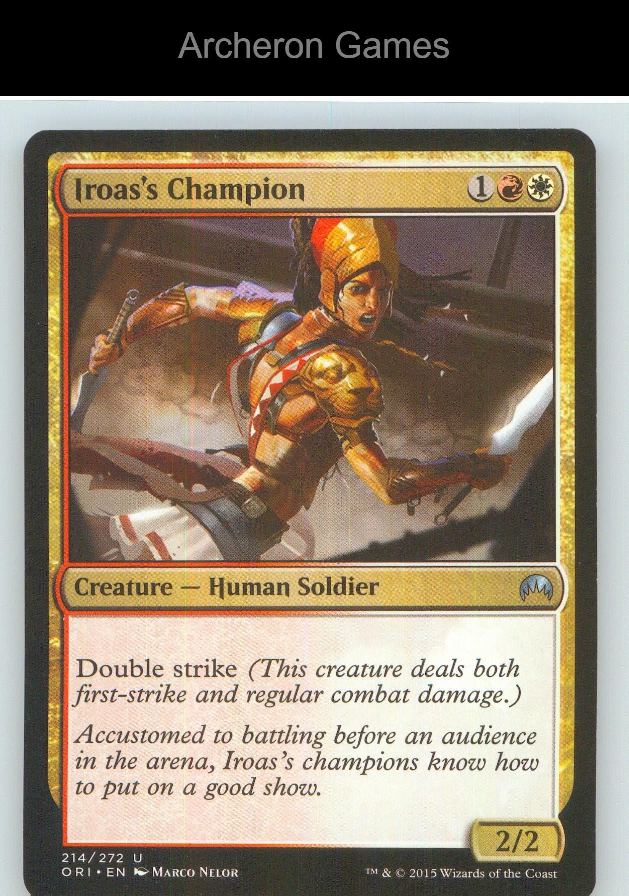 Iroas's Champion ORI 214 UC MTG Card NM/EX+