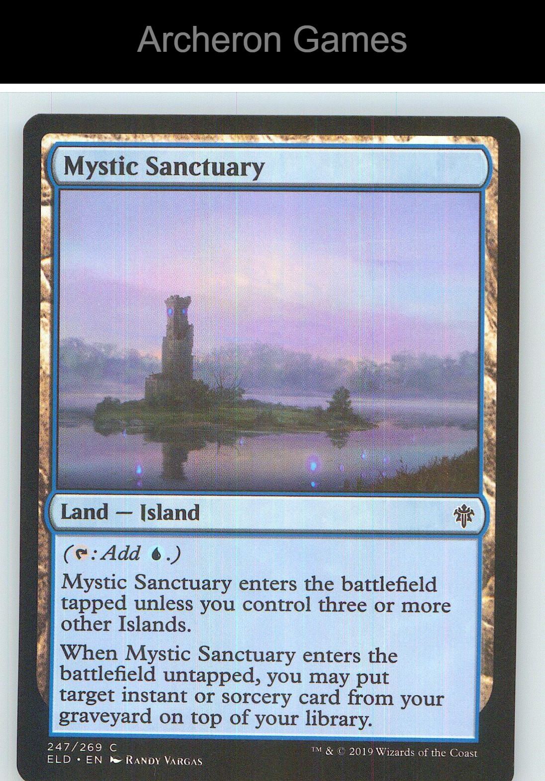 Mystic Sanctuary ELD 247 C MTG Card NM/EX+