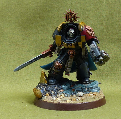 Captain in Terminator Armour painted - Space Marines - Warhammer 40K #5A7
