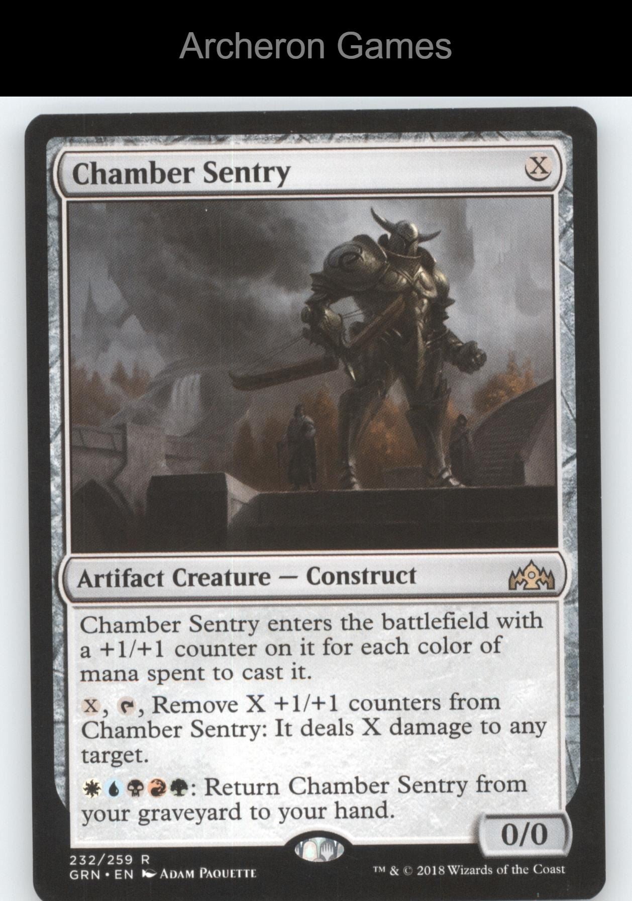 Chamber Sentry 232 R MTG Card Guilds of Ravnica