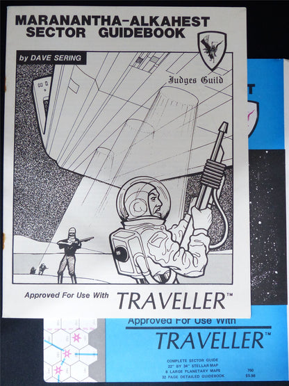 Judges Guild Traveller: Marantha Alkahest Sector - Roleplay Booklet #1X3