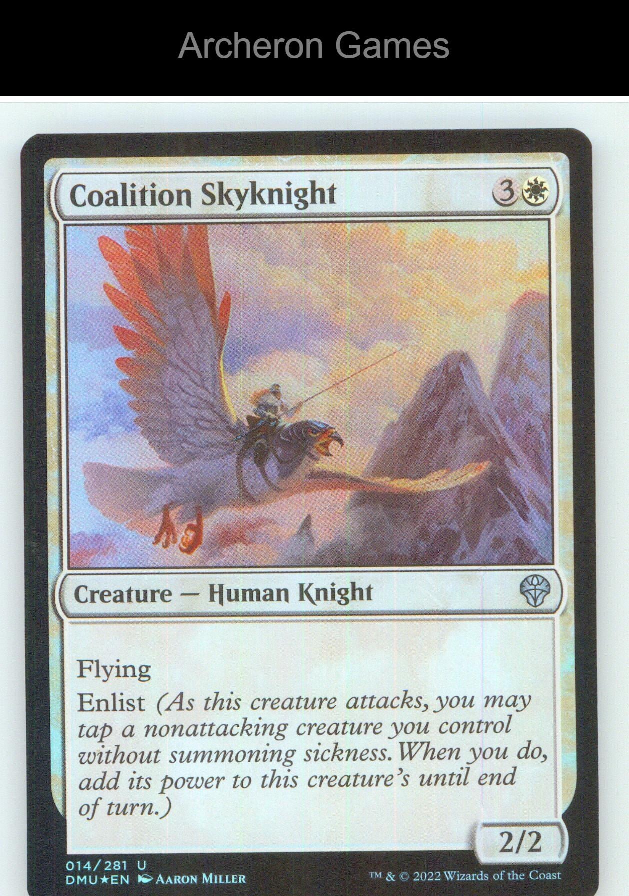 Coalition Skyknight DMU 14 UC MTG Card NM/EX+ Foil