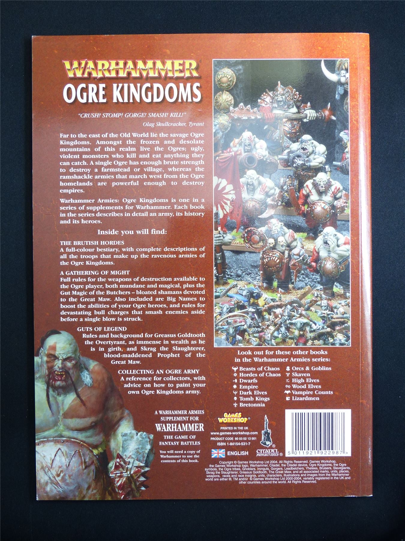 Warhammer: Ogre Kingdoms 6th Edition Softback 2004 - Warhammer Old World #1GO