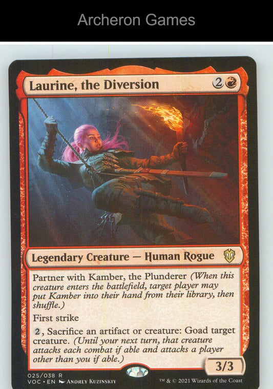 Laurine, the Diversion VOC 25 R MTG Card NM/EX+
