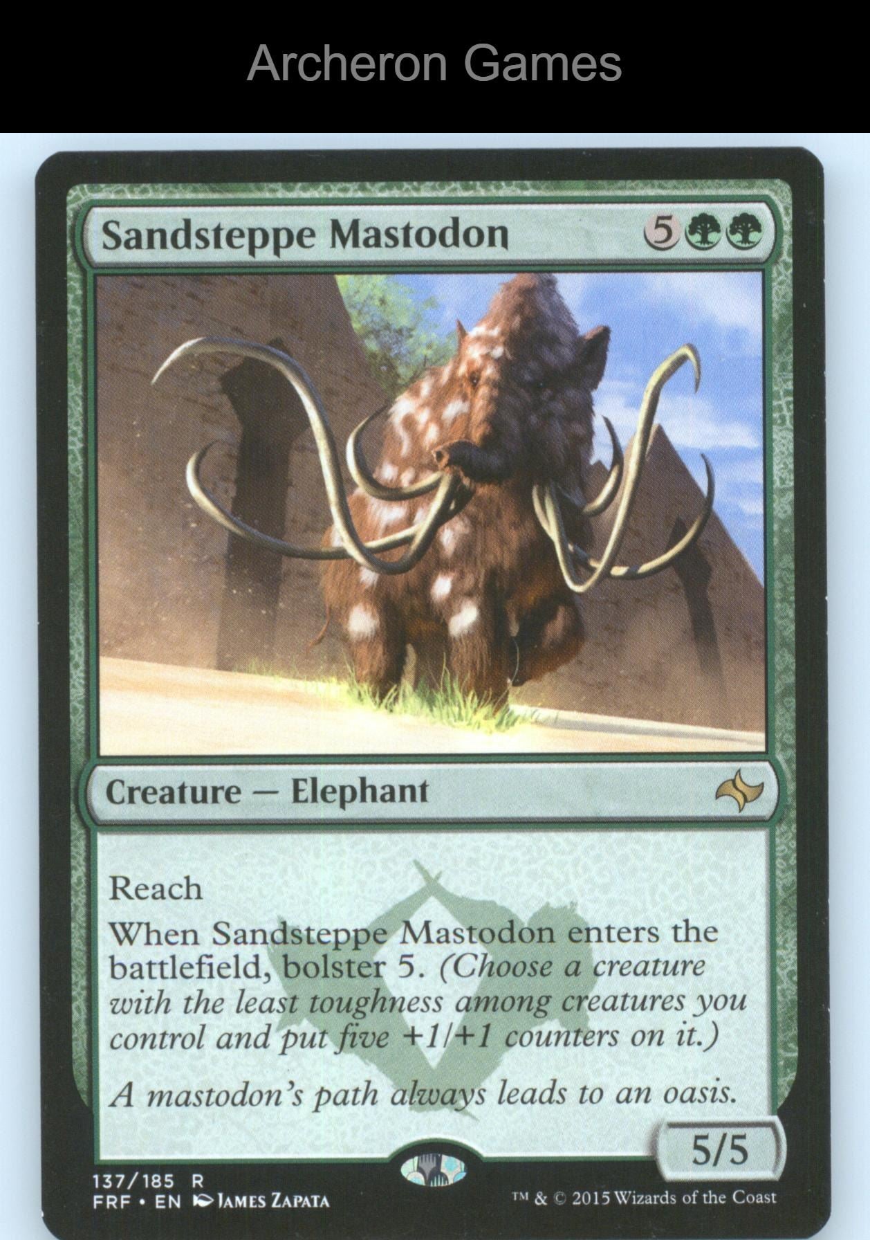Sandsteppe Mastodon 137 R MTG Card Fate Reforged