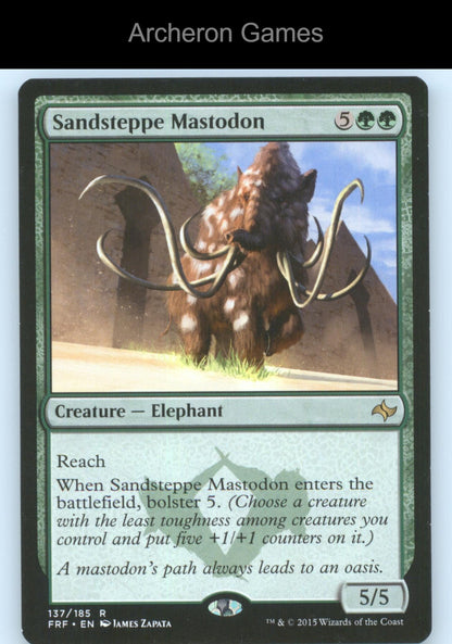 Sandsteppe Mastodon 137 R MTG Card Fate Reforged