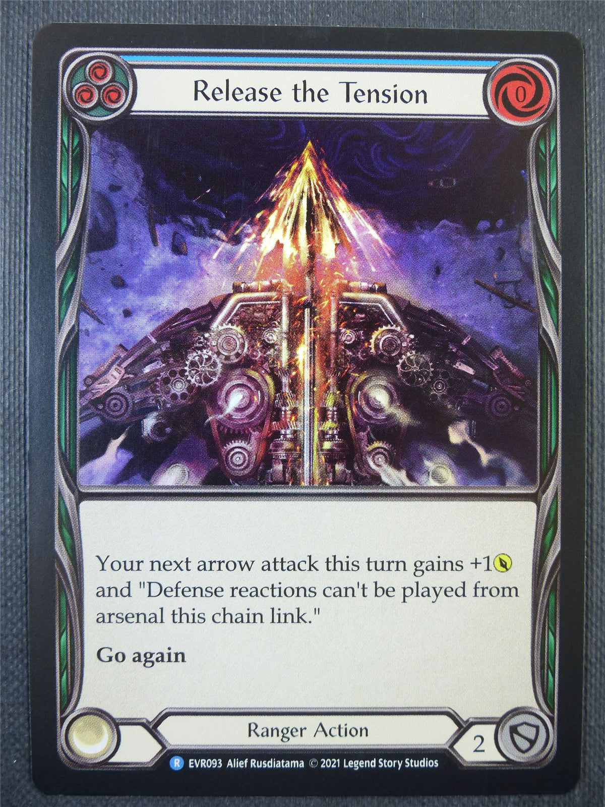 Release the Tension Blue Foil - 1st ed Everfest - Flesh & Blood Card #6FK