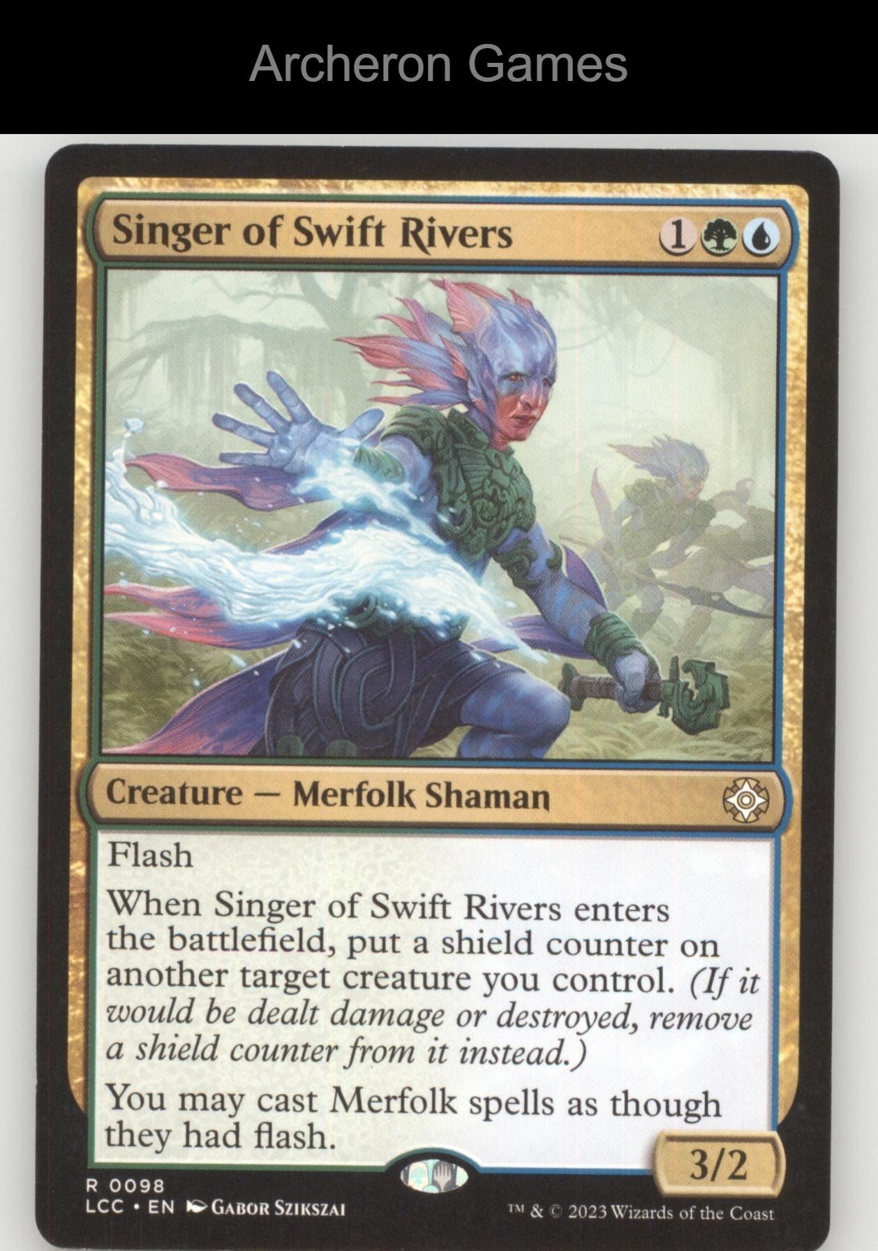 Singer of Swift Rivers 98 R MTG Card Commander: The Lost Caverns of Ixalan