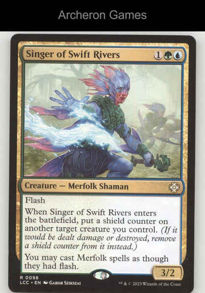 Singer of Swift Rivers 98 R MTG Card Commander: The Lost Caverns of Ixalan