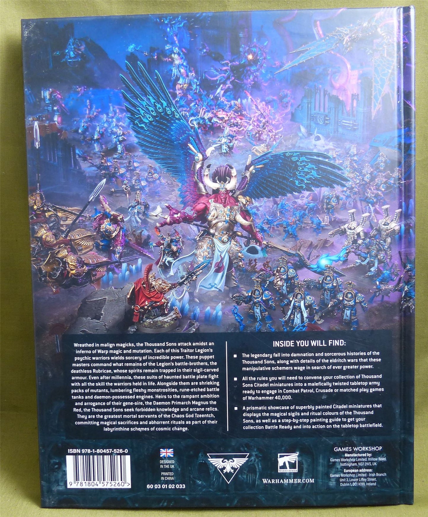 Thousand Sons Codex Hardback - Warhammer 40K #2RH