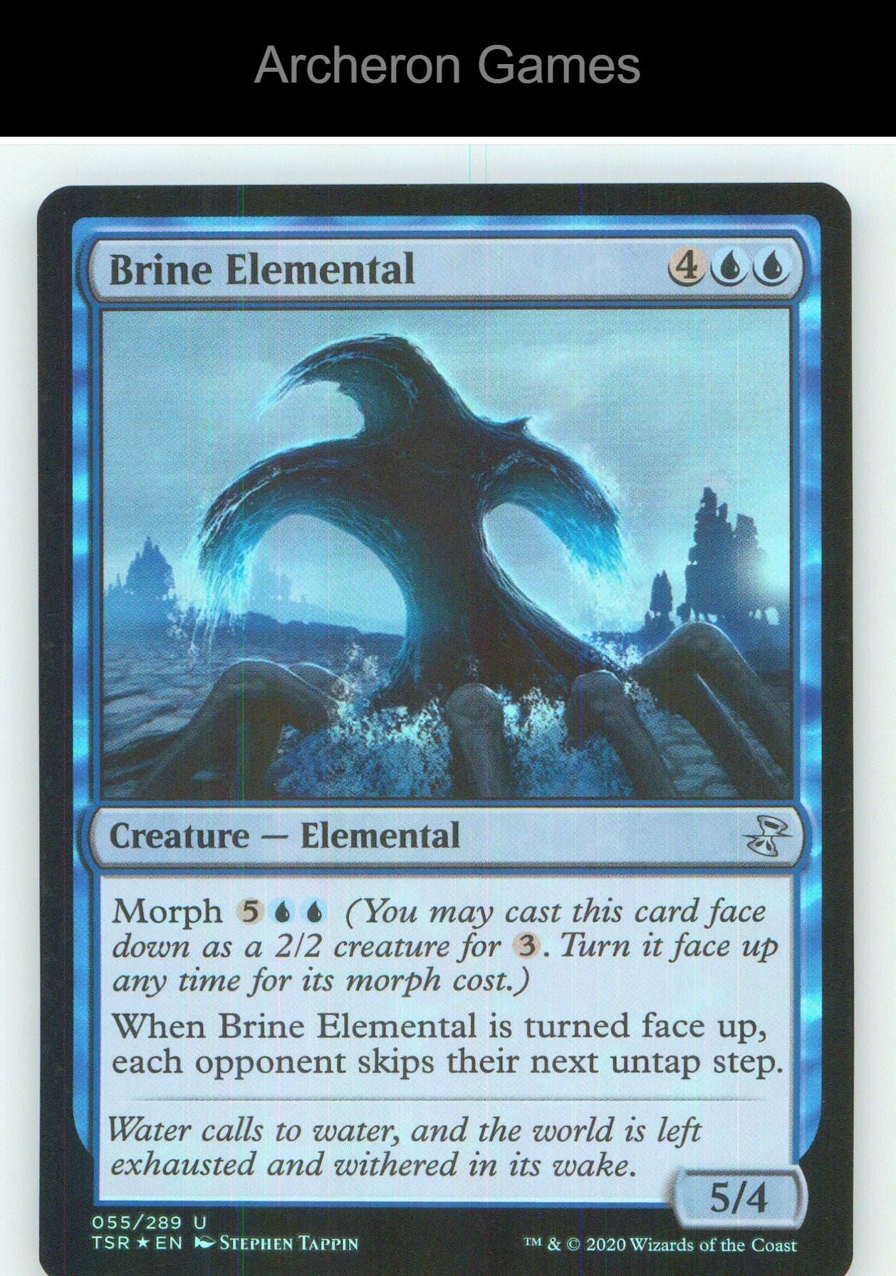 Brine Elemental TSR 55 UC MTG Card NM/EX+ Foil