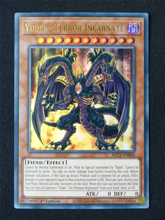 Yubel - Terror Incarnate BLC1 Ultra Rare - 1st ed Yugioh Card #30Y