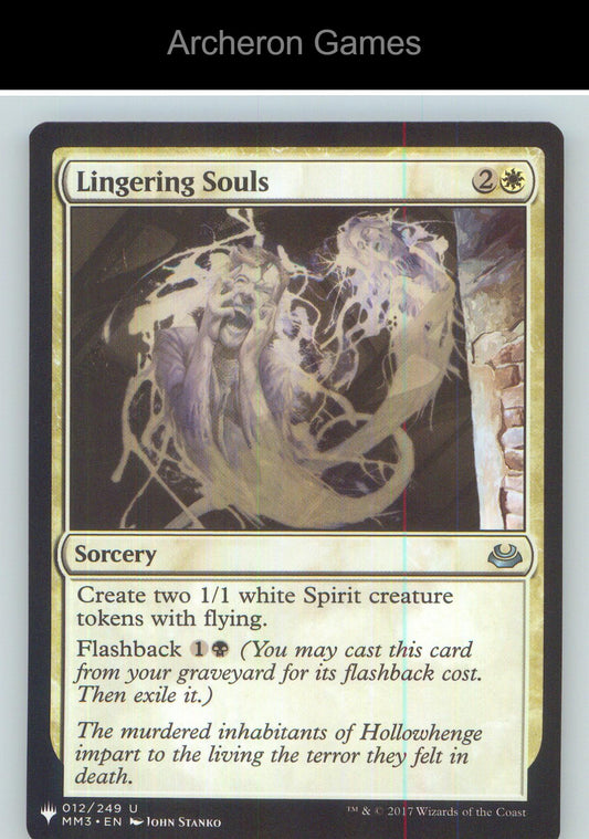 Lingering Souls MM3 12 UC MTG Card NM/EX+