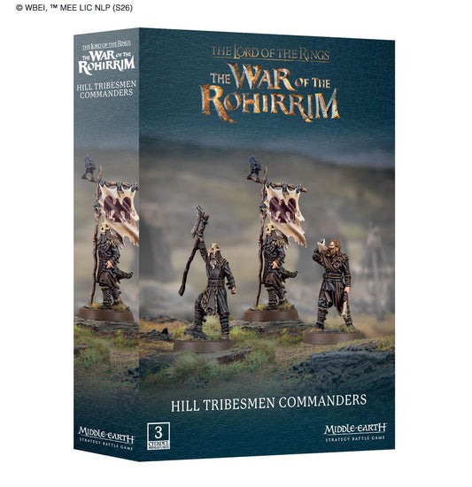 Hill Tribesmen Commanders - Middle Earth Strategy Battle Game - Available from 18/07/2026