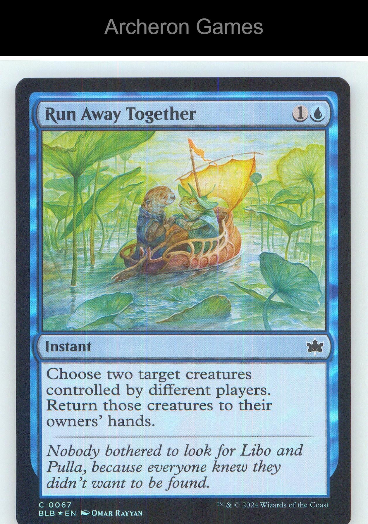 Run Away Together BLB 67 C MTG Card NM/EX+