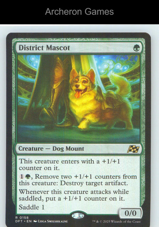 District Mascot DFT 158 R MTG Card NM/EX+