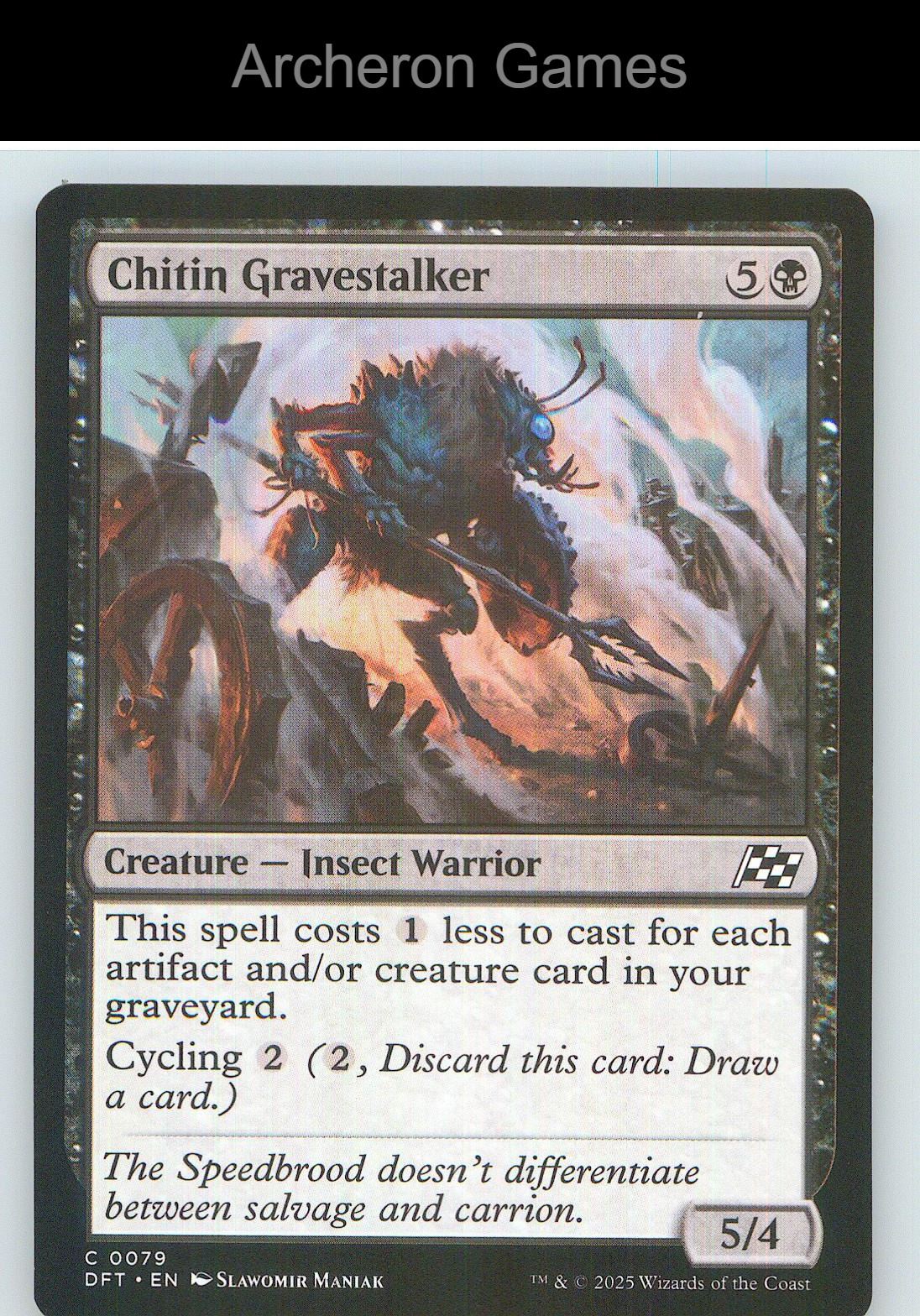 Chitin Gravestalker DFT 79 C MTG Card NM/EX+