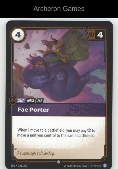 Fae Porter SFD 125/221 C  Card Spiritforged
