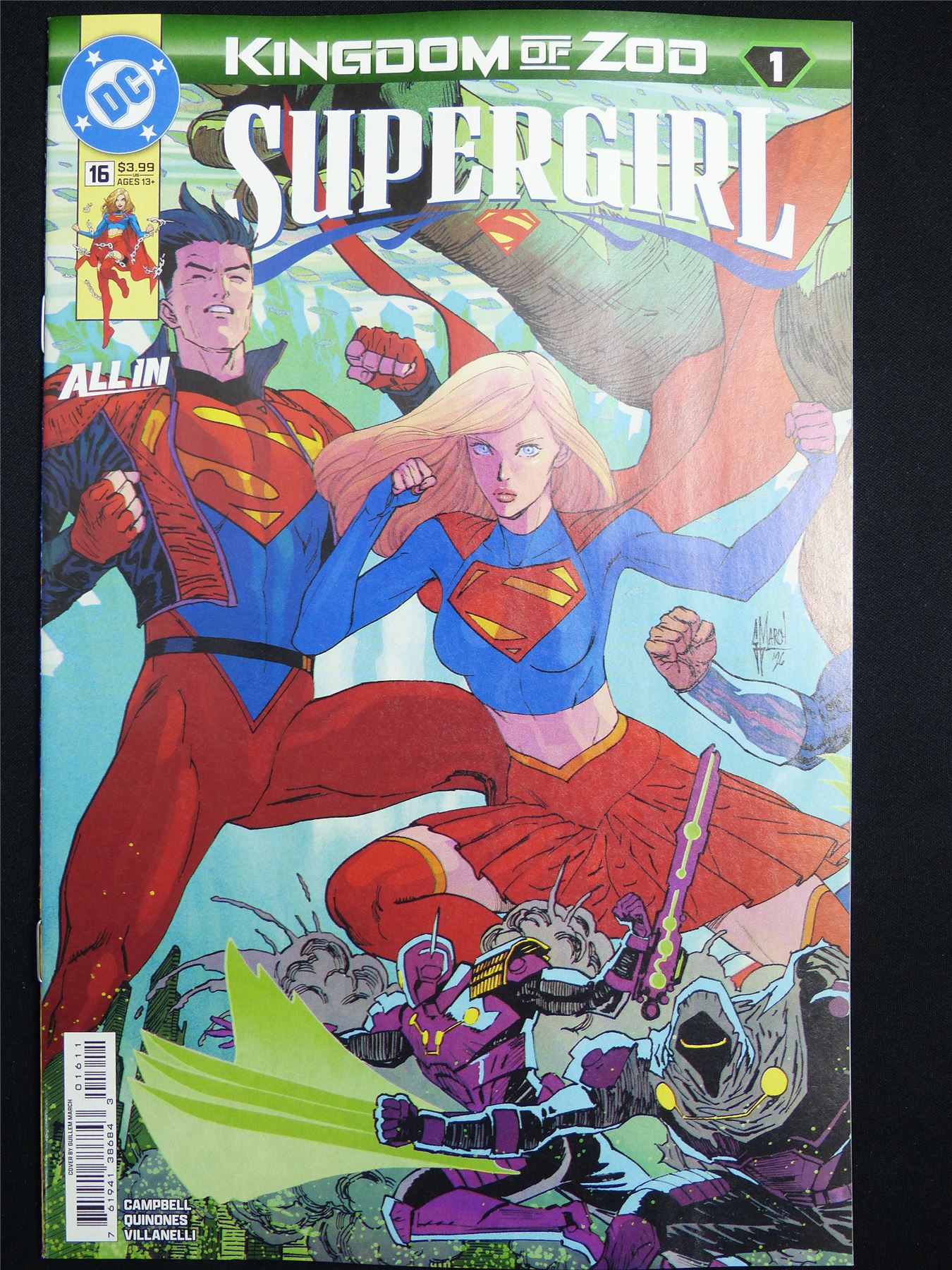 SUPERGIRL #16 Cvr A Kingdom of Zod part 1 - Oct 2026 DC Comic #339