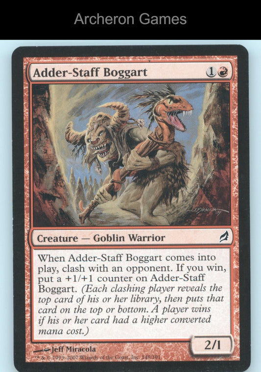 Adder-Staff Boggart 148 C MTG Card Lorwyn