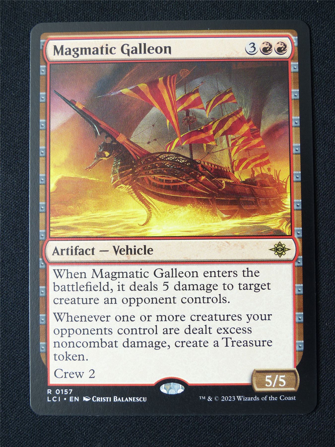 Magmatic Galleon - LCI - Mtg Card #33H