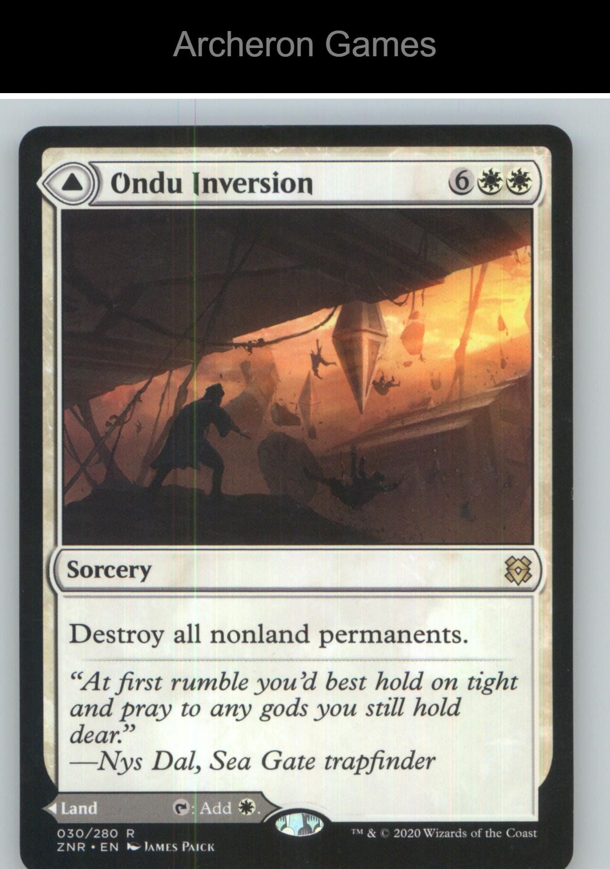 Ondu Inversion ZNR 30 R MTG Card NM/EX+