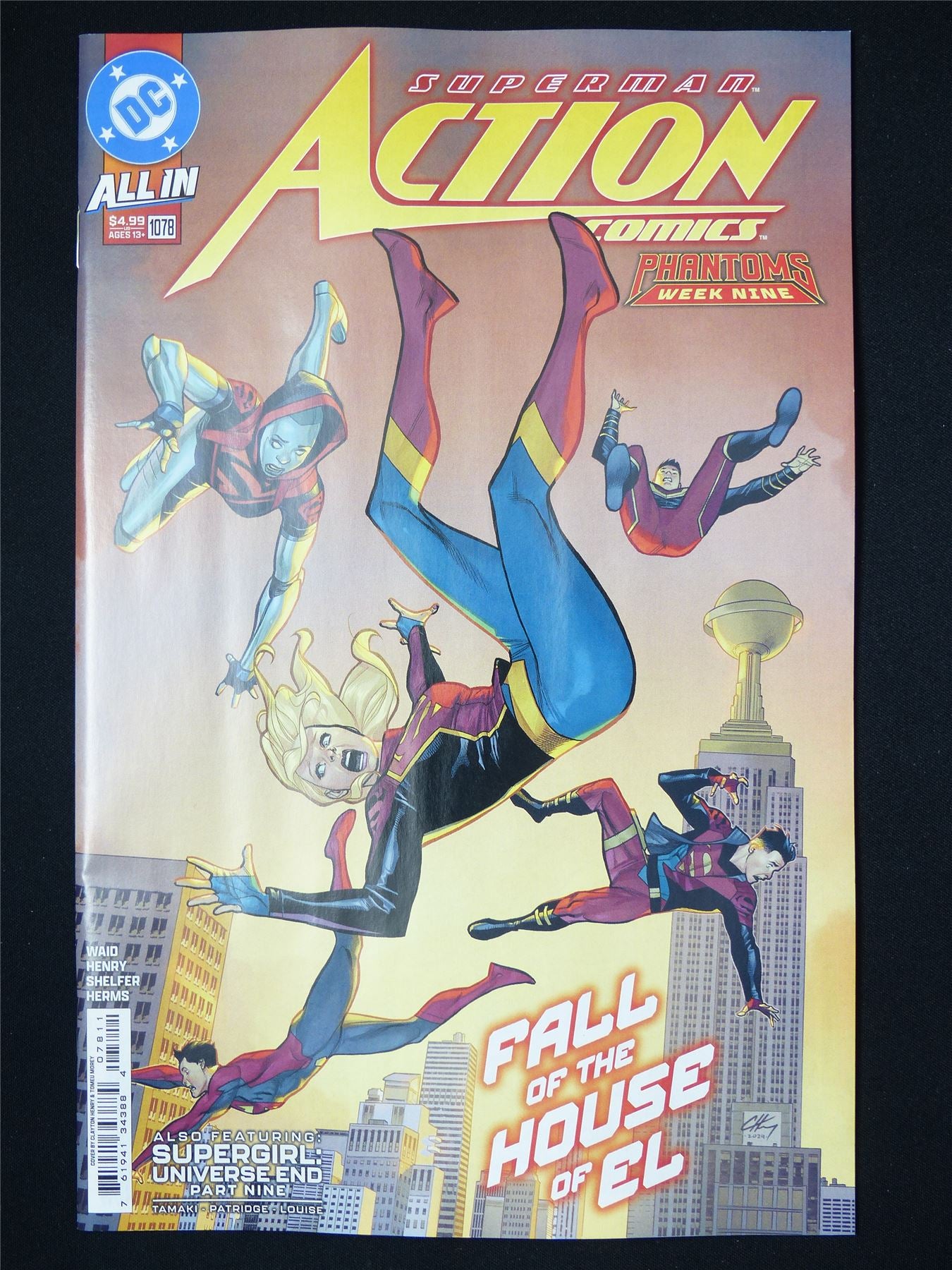 SUPERMAN: Action Comics #1078 All-In - Feb 2025 DC Comic #4XY