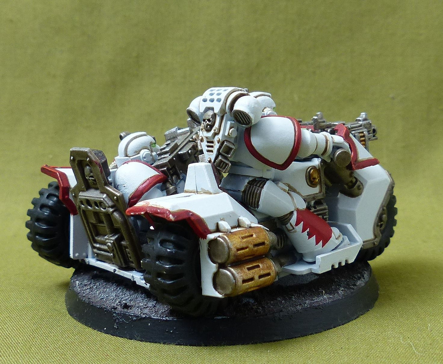 Attack Bike - Space Marines White Scars - Warhammer 40K #2GA